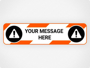 Custom Floor Sign Strip