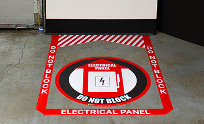 Electrical Panel Floor Sign Bundle