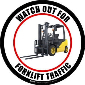 Watch Out For Forklift Traffic - Color