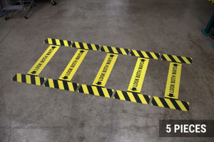 Look Both Ways with Arrows/Hazard Lines - Crosswalk Kit