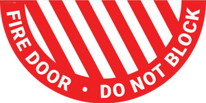 Fire Door Do Not Block - Full Swing Door Sign