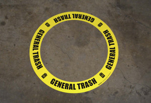General Trash - Circular Floor Sign Ring