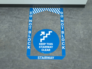Stairway - Pre Made Floor Sign Bundle