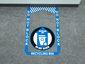 Recycling Bin - Pre Made Floor Sign Bundle