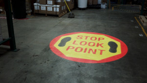SignCast™ S300 Virtual Sign - Stop Look Point