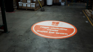 SignCast™ S300 Virtual Sign - High Visibility Vests Must Be Worn