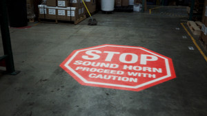 SignCast™ S300 Virtual Sign - Stop Sound Horn Proceed With Caution