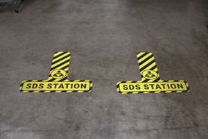 SDS Station - Floor Sign T's