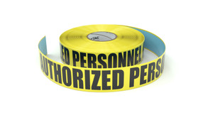 Authorized Personnel Only - Inline Printed Floor Marking Tape