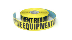 Personal Protective Equipment Required Beyond This Point - Inline Printed Floor Marking Tape