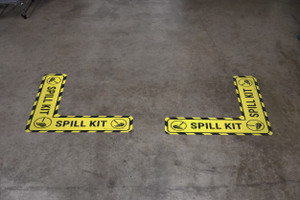 Spill Kit - Floor Sign Corner