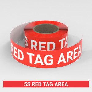 5S Red Tag Area - Smart Stripe Inline Printed Floor Tape