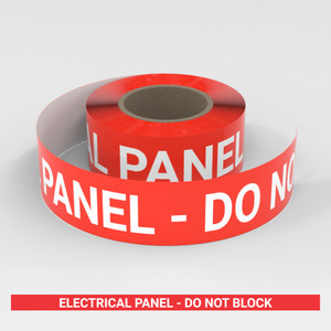 Electrical Panel - Do Not Block - Smart Stripe Inline Printed Floor Tape