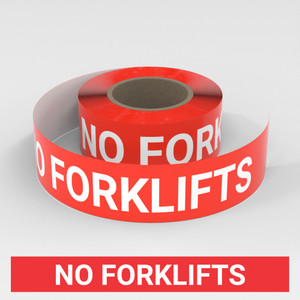 No Forklifts - Smart Stripe Inline Printed Floor Tape