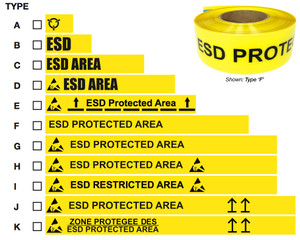 Industrial ESD Floor Tape