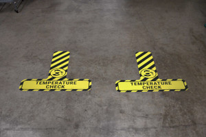 Temperature Check - Floor Sign T's