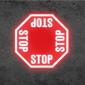SignCast S300 Virtual Sign - 4 Way Stop Sign