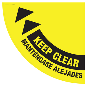 Bilingual Half Swing Floor Sign FS40009