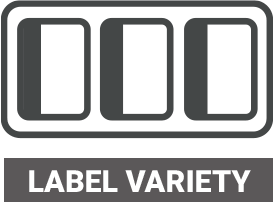 Variety of Label Types