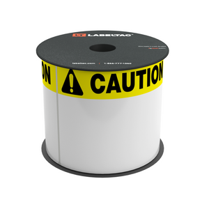 LabelTac 4 and Pro Model Die-Cut Caution OSHA Header Roll