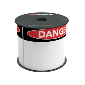 LabelTac 4 and Pro Model Die-Cut Danger OSHA Header Roll