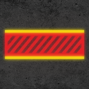 SignCast™ S300 Virtual Sign - Inverted Pedestrian Crosswalk