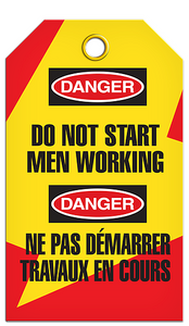 Lockout English/French Men Work Tags